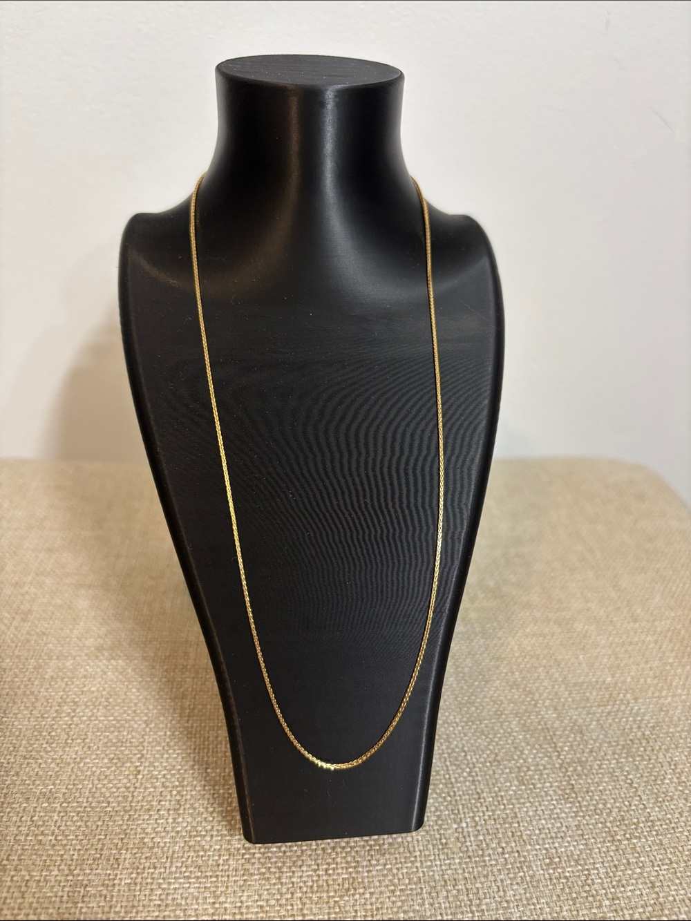 Delicate 18K Gold Chain Necklace - 18 Inches Long